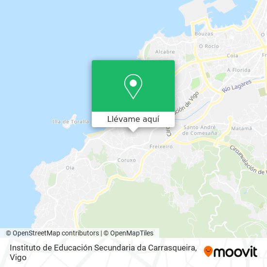 Mapa Instituto de Educación Secundaria da Carrasqueira