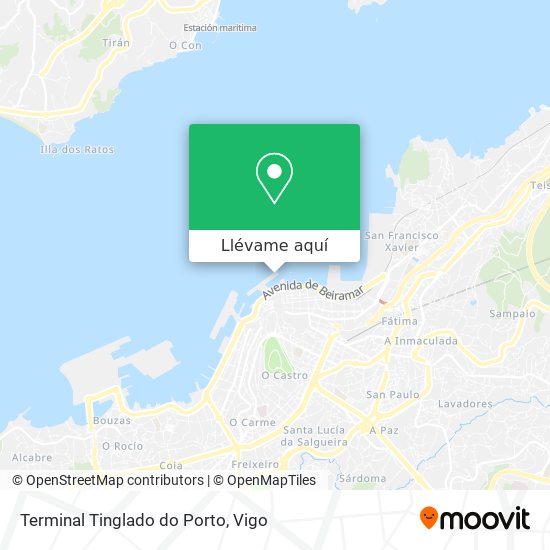 Mapa Terminal Tinglado do Porto