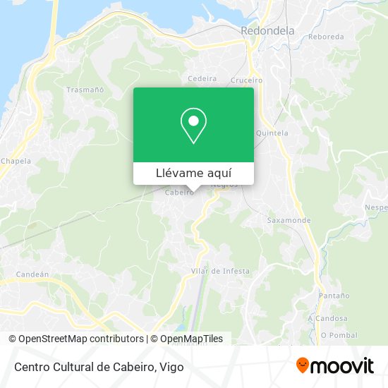 Mapa Centro Cultural de Cabeiro