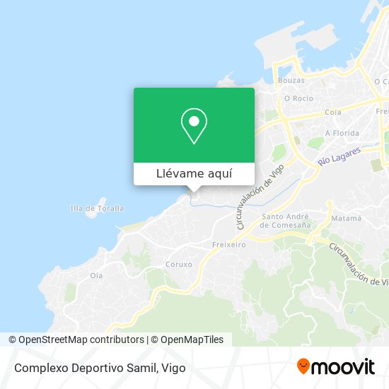 Mapa Complexo Deportivo Samil