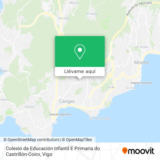 Mapa Colexio de Educación Infantil E Primaria do Castrillón-Coiro