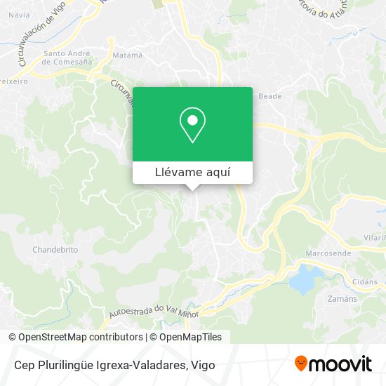 Mapa Cep Plurilingüe Igrexa-Valadares