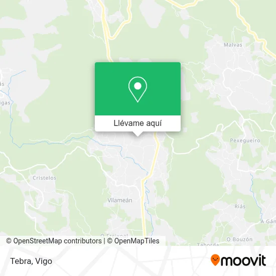 Mapa Tebra