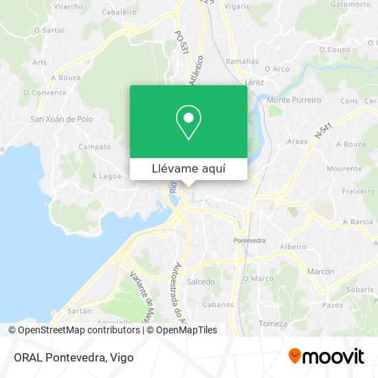 Mapa ORAL Pontevedra