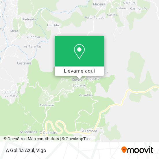 Mapa A Galiña Azul