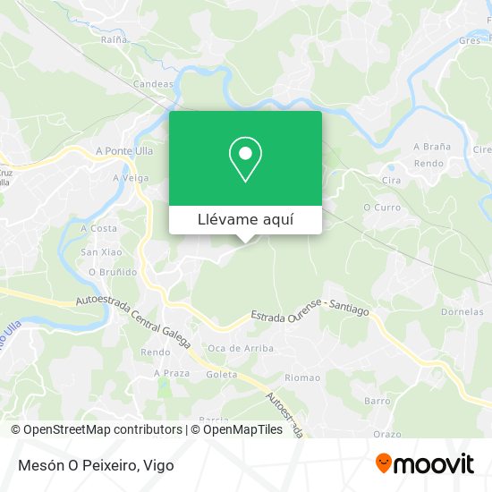Mapa Mesón O Peixeiro