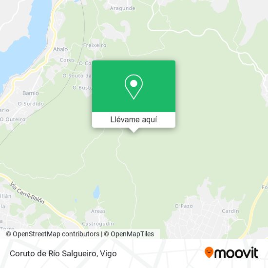 Mapa Coruto de Río Salgueiro