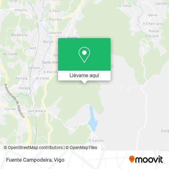 Mapa Fuente Campodeira
