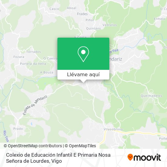 Mapa Colexio de Educación Infantil E Primaria Nosa Señora de Lourdes