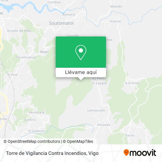 Mapa Torre de Vigilancia Contra Incendios