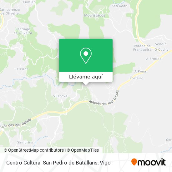 Mapa Centro Cultural San Pedro de Batalláns