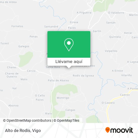 Mapa Alto de Rodís