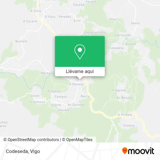 Mapa Codeseda