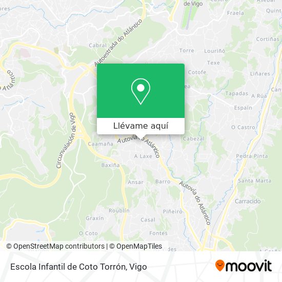 Mapa Escola Infantil de Coto Torrón