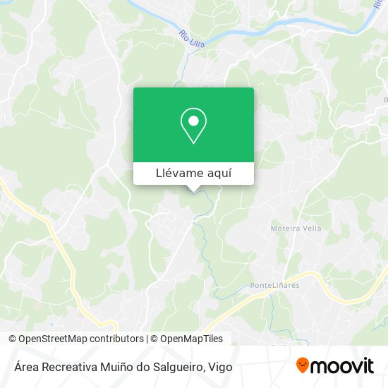 Mapa Área Recreativa Muiño do Salgueiro
