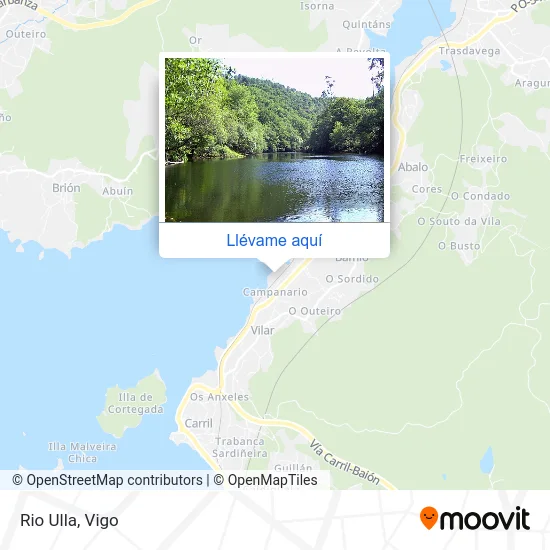 Mapa Rio Ulla