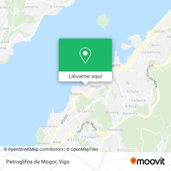 Mapa Petroglifos de Mogor