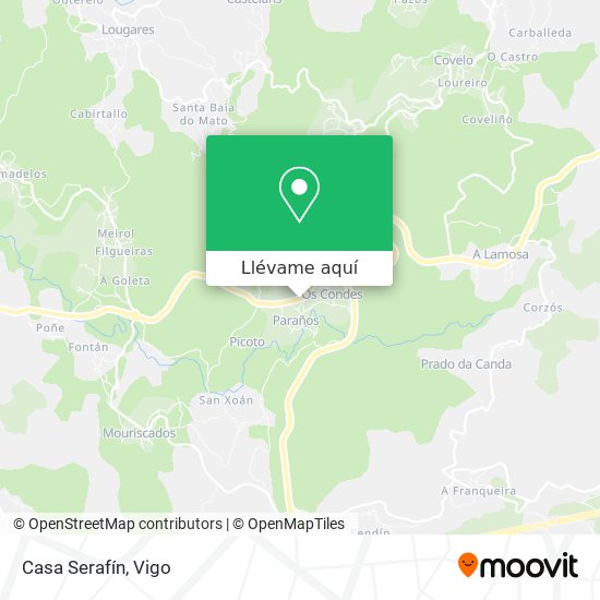 Mapa Casa Serafín