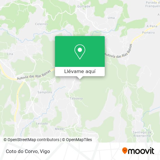 Mapa Coto do Corvo