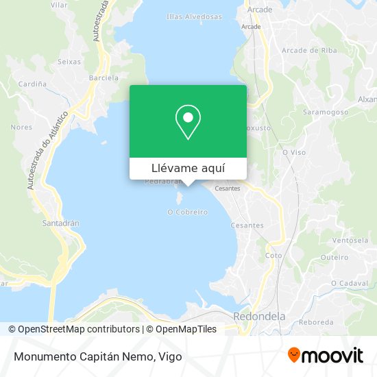 Mapa Monumento Capitán Nemo