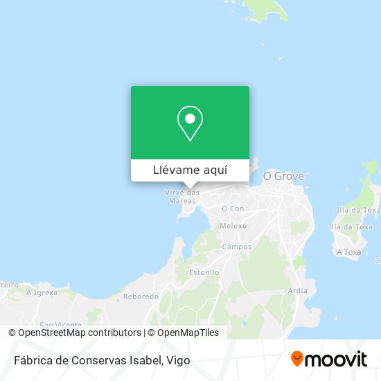 Mapa Fábrica de Conservas Isabel