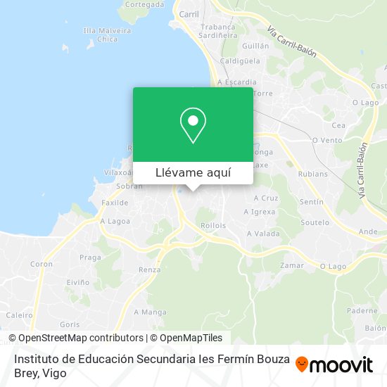 Mapa Instituto de Educación Secundaria Ies Fermín Bouza Brey
