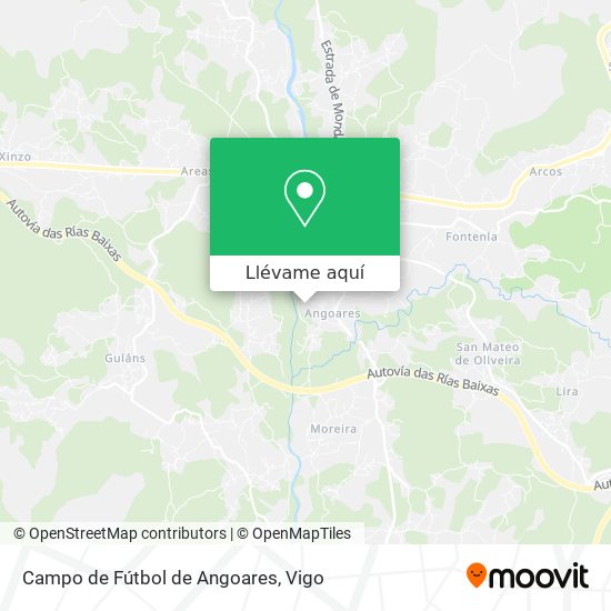 Mapa Campo de Fútbol de Angoares