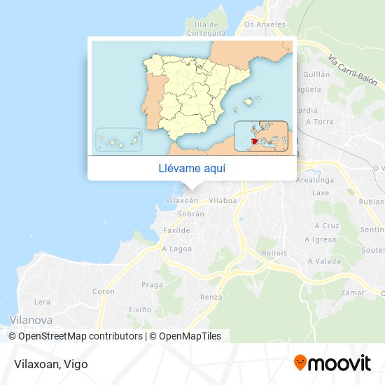 Mapa Vilaxoan