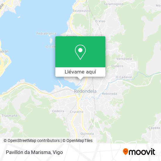 Mapa Pavillón da Marisma