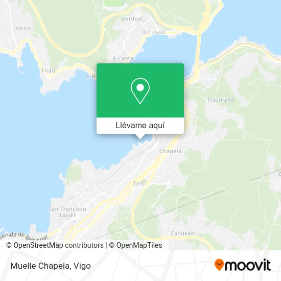 Mapa Muelle Chapela