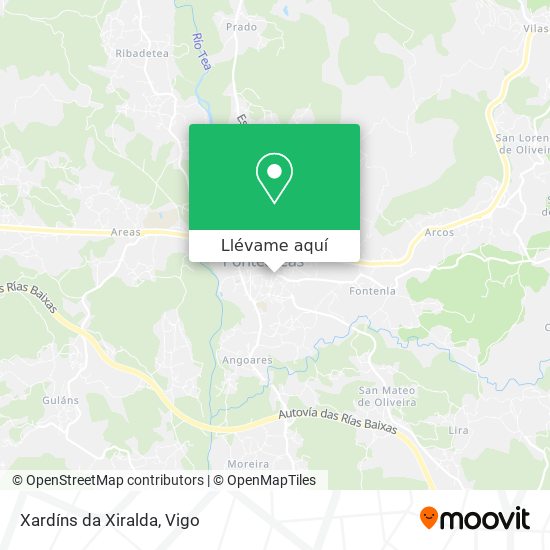 Mapa Xardíns da Xiralda