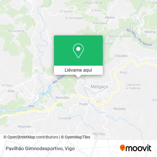 Mapa Pavilhão Gimnodesportivo
