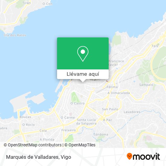 Mapa Marqués de Valladares