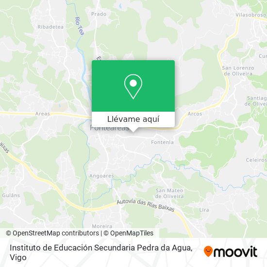 Mapa Instituto de Educación Secundaria Pedra da Agua