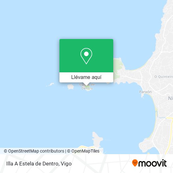 Mapa Illa A Estela de Dentro