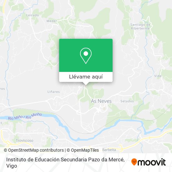 Mapa Instituto de Educación Secundaria Pazo da Mercé