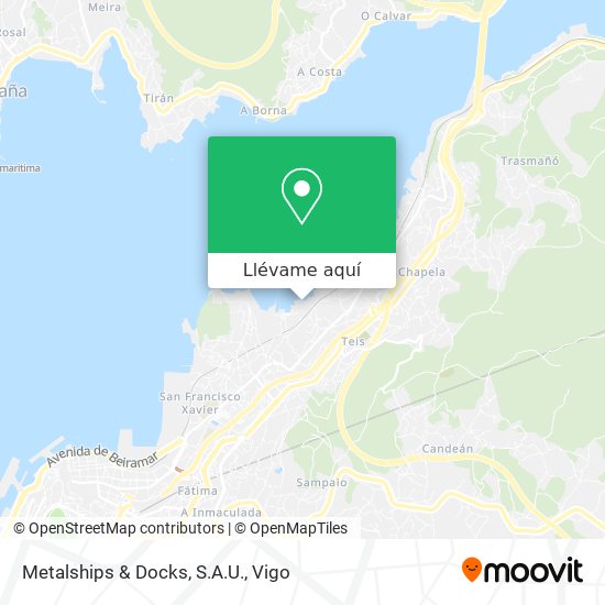 Mapa Metalships & Docks, S.A.U.