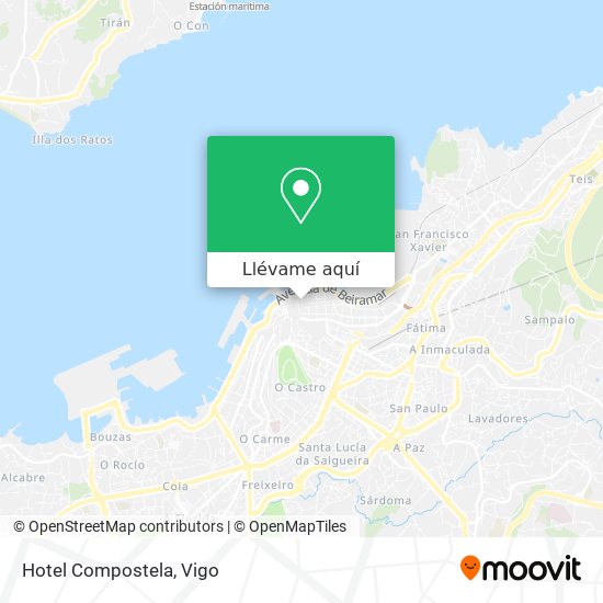 Mapa Hotel Compostela