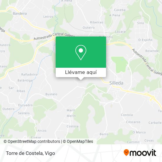 Mapa Torre de Costela