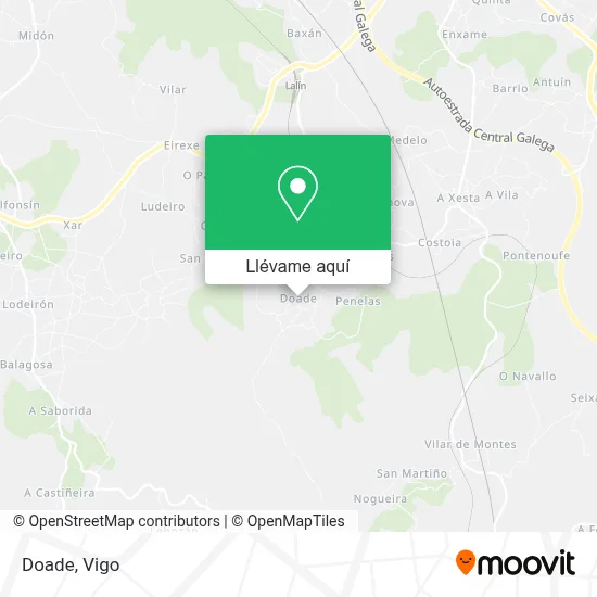 Mapa Doade