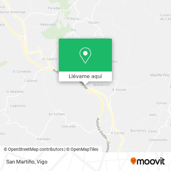 Mapa San Martiño