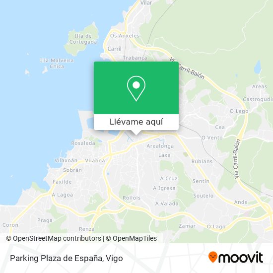 Mapa Parking Plaza de España
