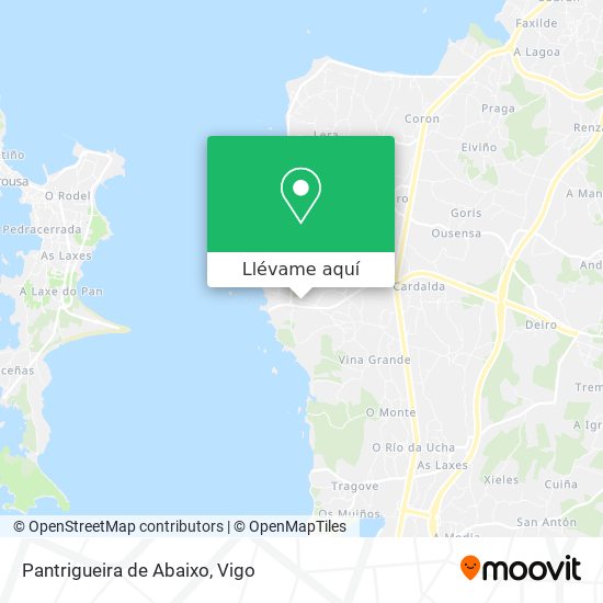 Mapa Pantrigueira de Abaixo