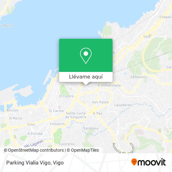 Mapa Parking Vialia Vigo