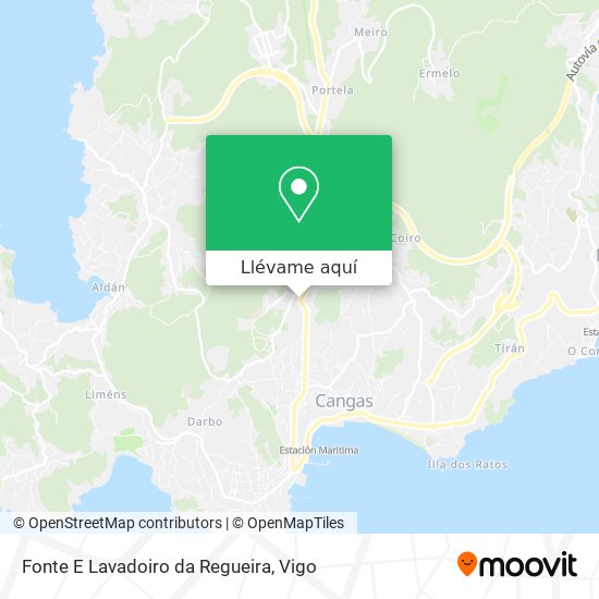 Mapa Fonte E Lavadoiro da Regueira