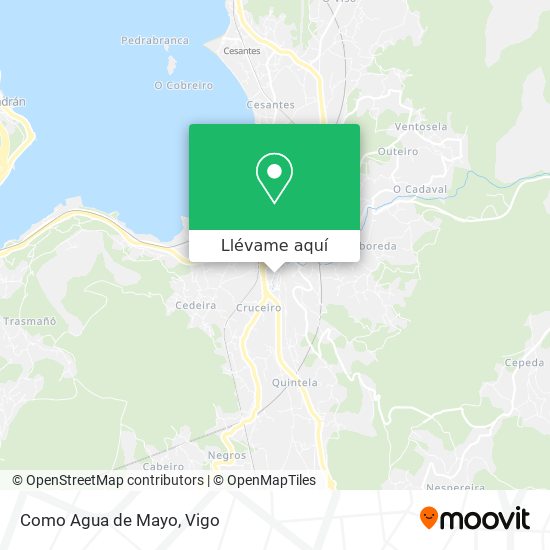 Mapa Como Agua de Mayo