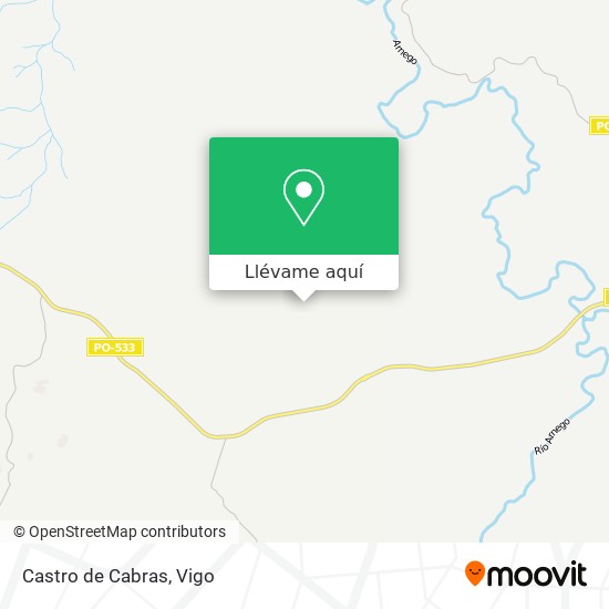 Mapa Castro de Cabras