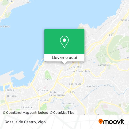 Mapa Rosalia de Castro