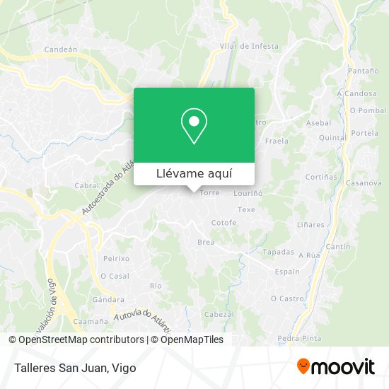 Mapa Talleres San Juan