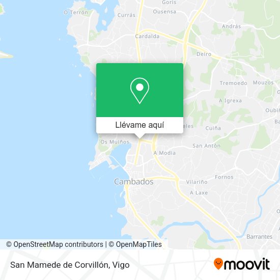 Mapa San Mamede de Corvillón